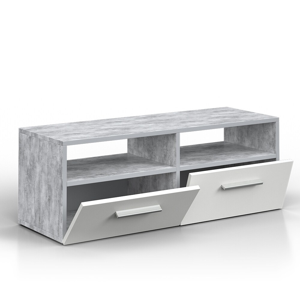 Vicco Lowboard Diego Fernsehschrank Sideboard TV FernsehtischBeton