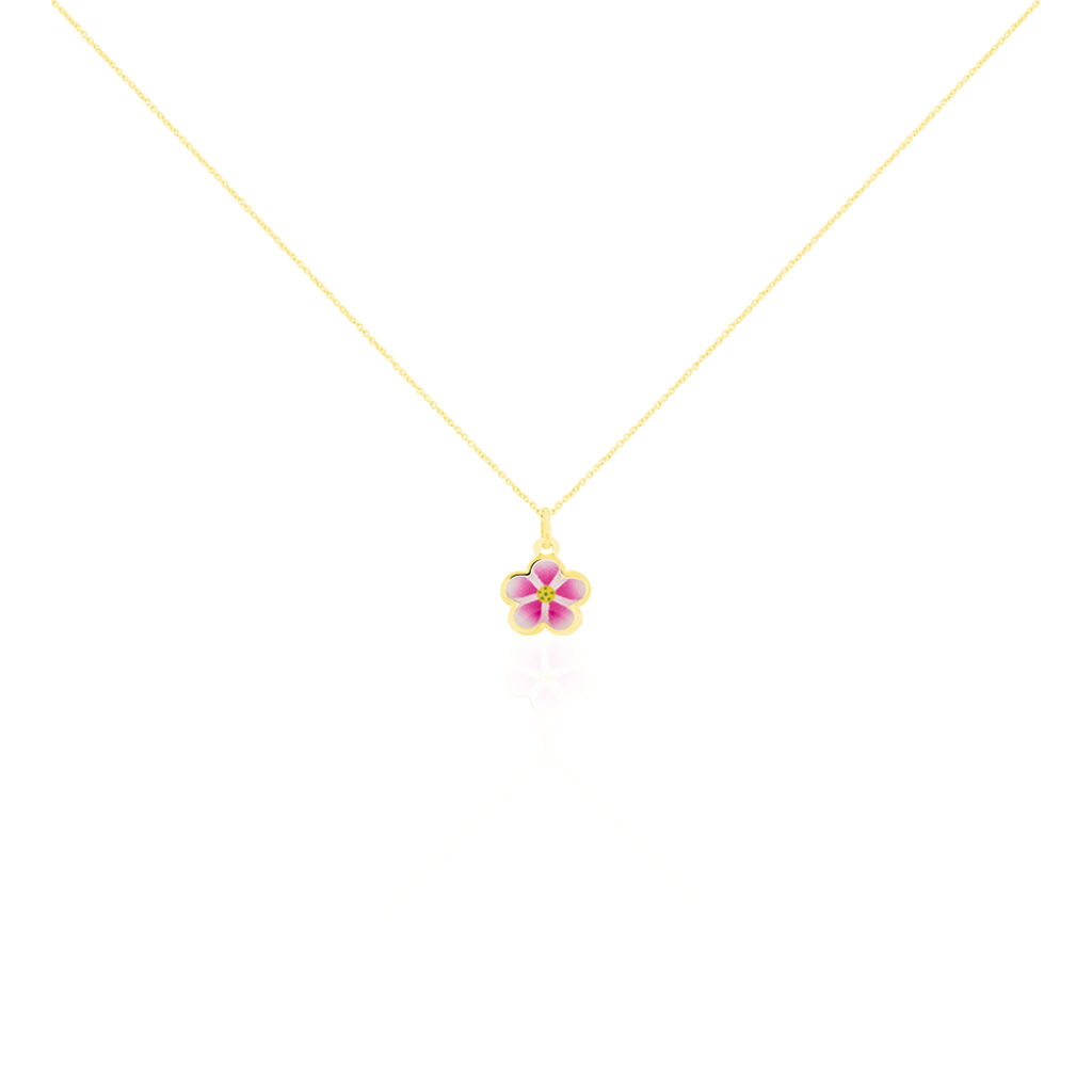 Collier Syna Fleur Or Jaune