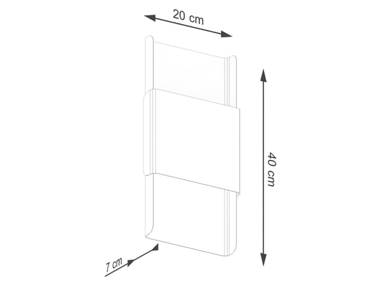 SOLLUX LIGHTING - Applique durlin blanc