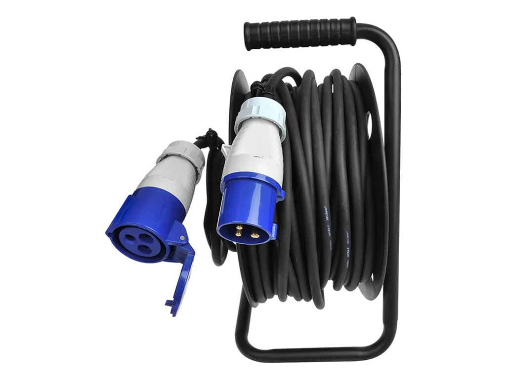 ProPlus CEE 25 meter camping kabelhaspel