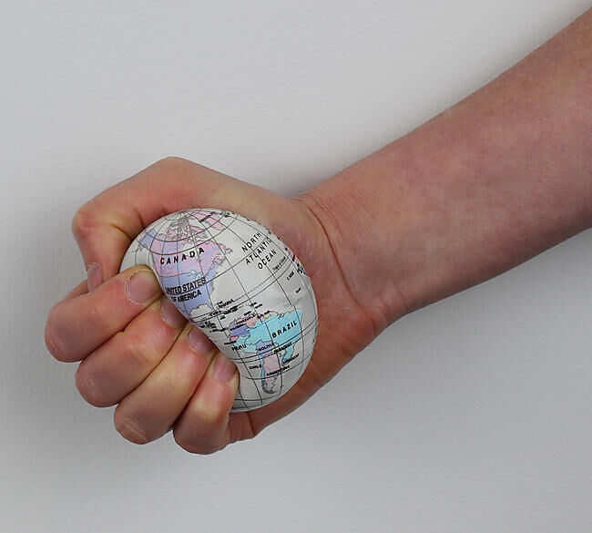 STRESSBAL - BALLE ANTISTRESS MONDE VINTAGE