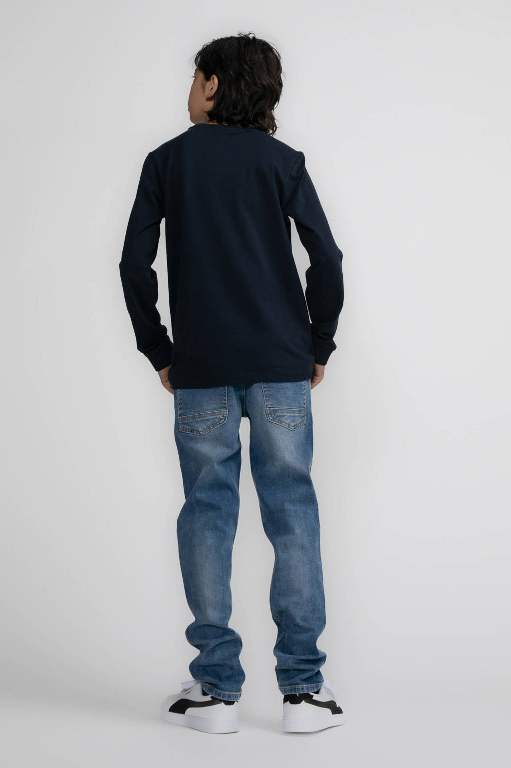 Petrol Industries longsleeve donkerblauw