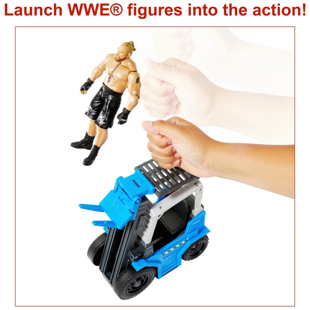 WWE Wrekkin Slam 'N Stack Gabelstapler mit Brock Lesnar Figur