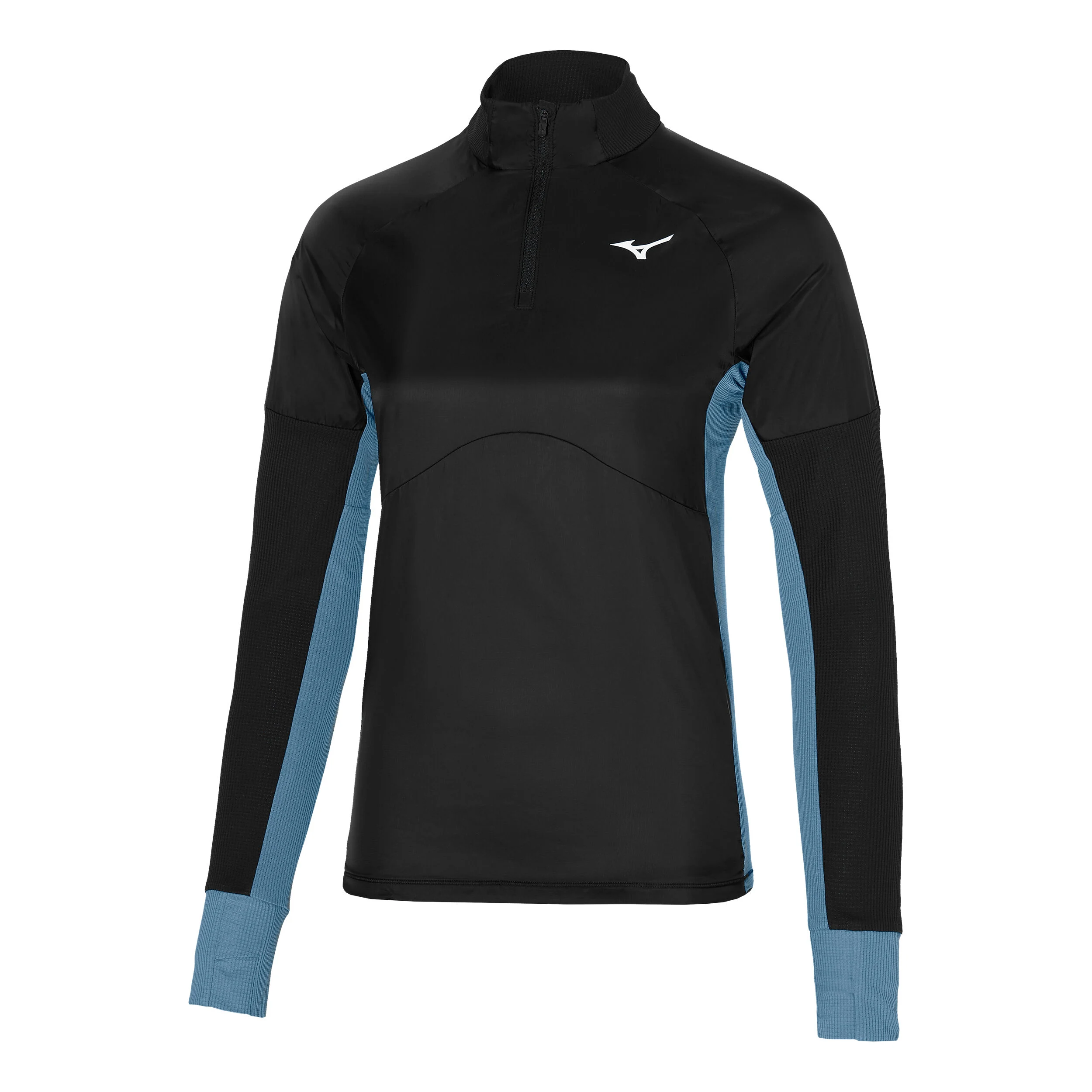 Mizuno Hybrid Haut Manches Longues Femmes - Noir