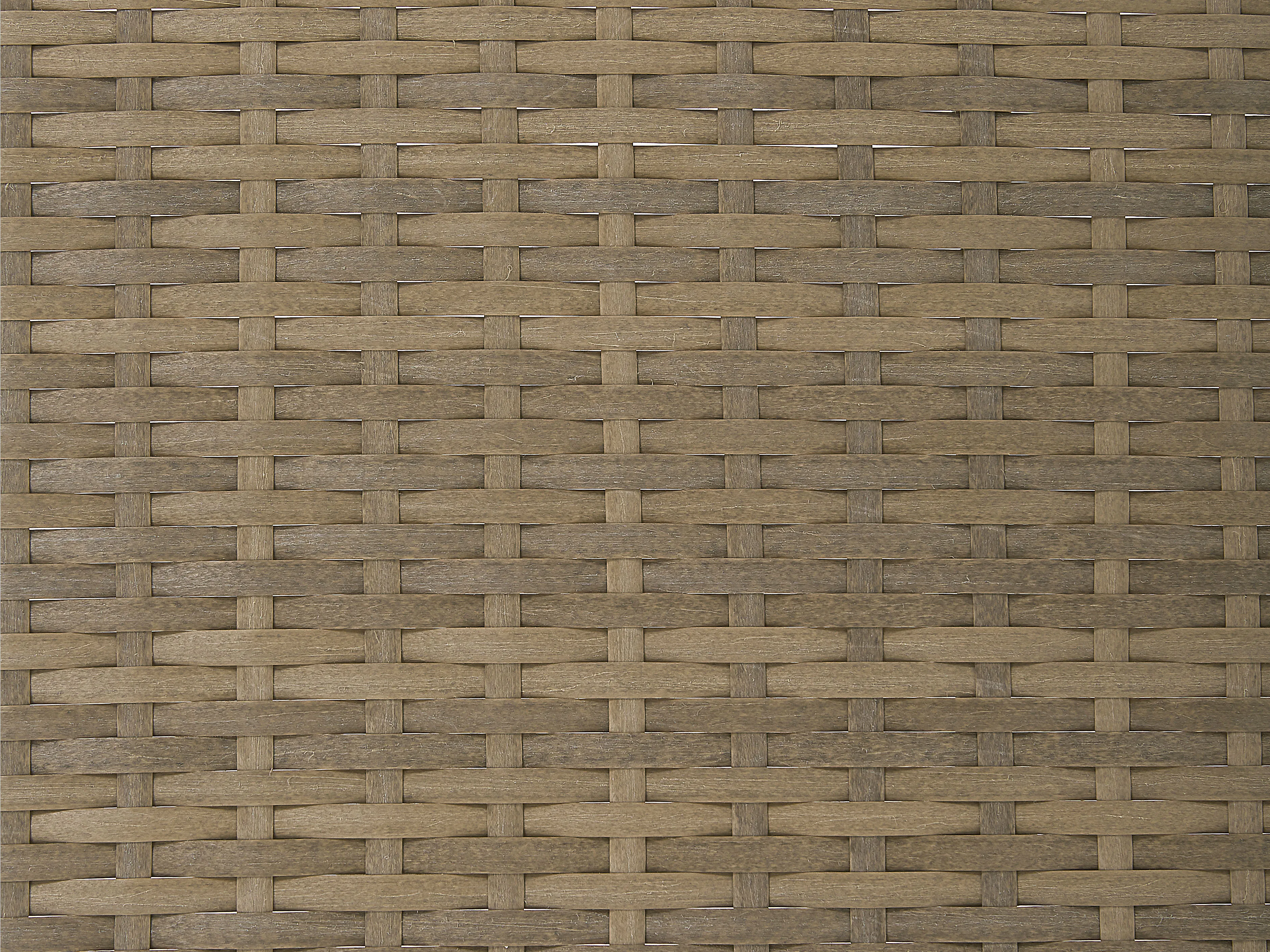 Loungeset met tafel 2-zits NOTO modulair PE rotan Lichtbruin