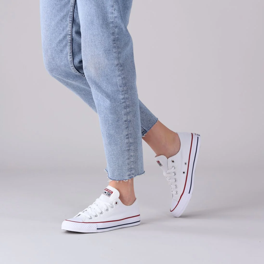 CONVERSE witte converse lage sneakers chuck taylor all star ox dames
