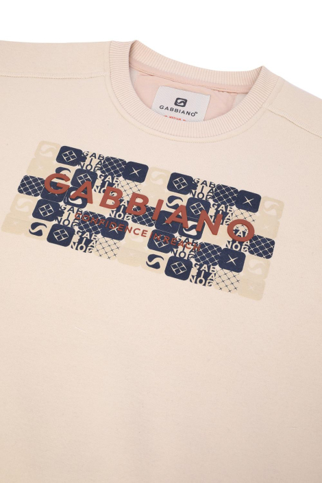 Gabbiano beige heren sweater