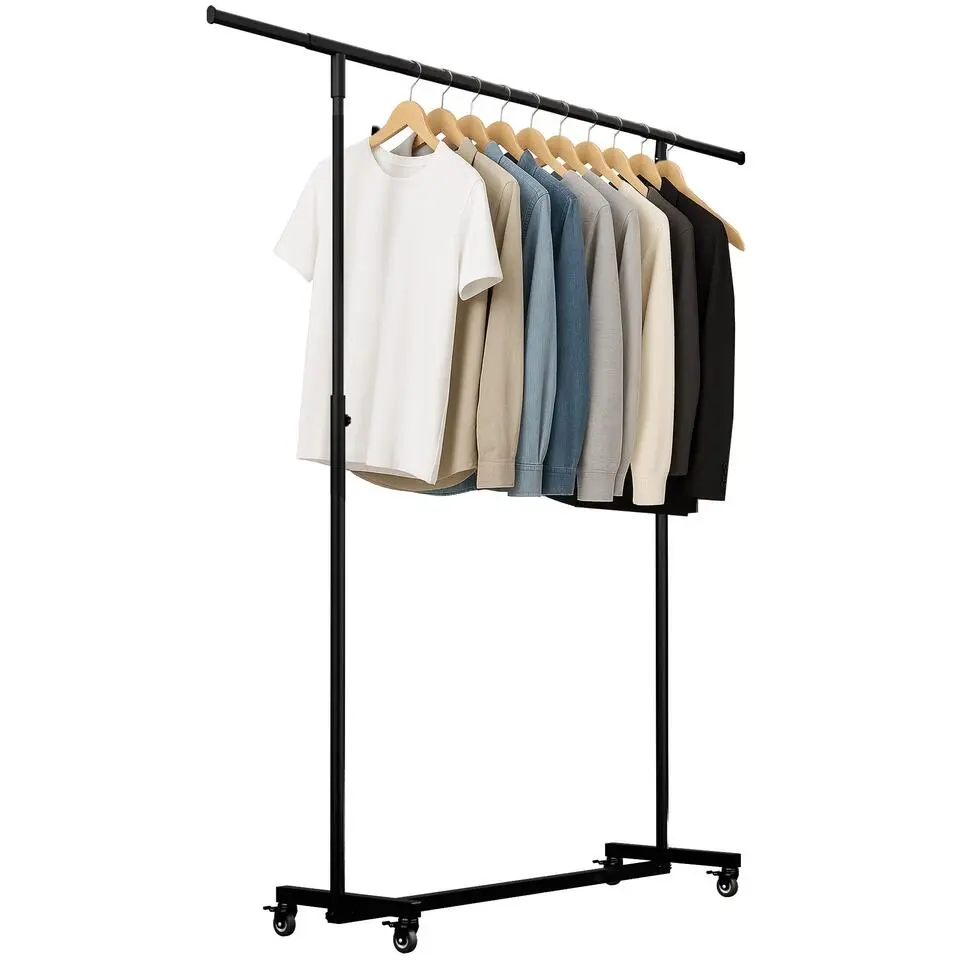 CLP Kledingrek Soran 120x120x50 cm - zwart