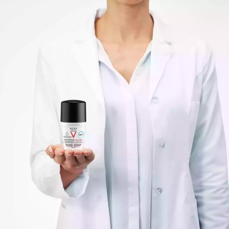 Vichy Homme Déodorant 48H anti-transpirant anti-traces protection chemise - 50ml