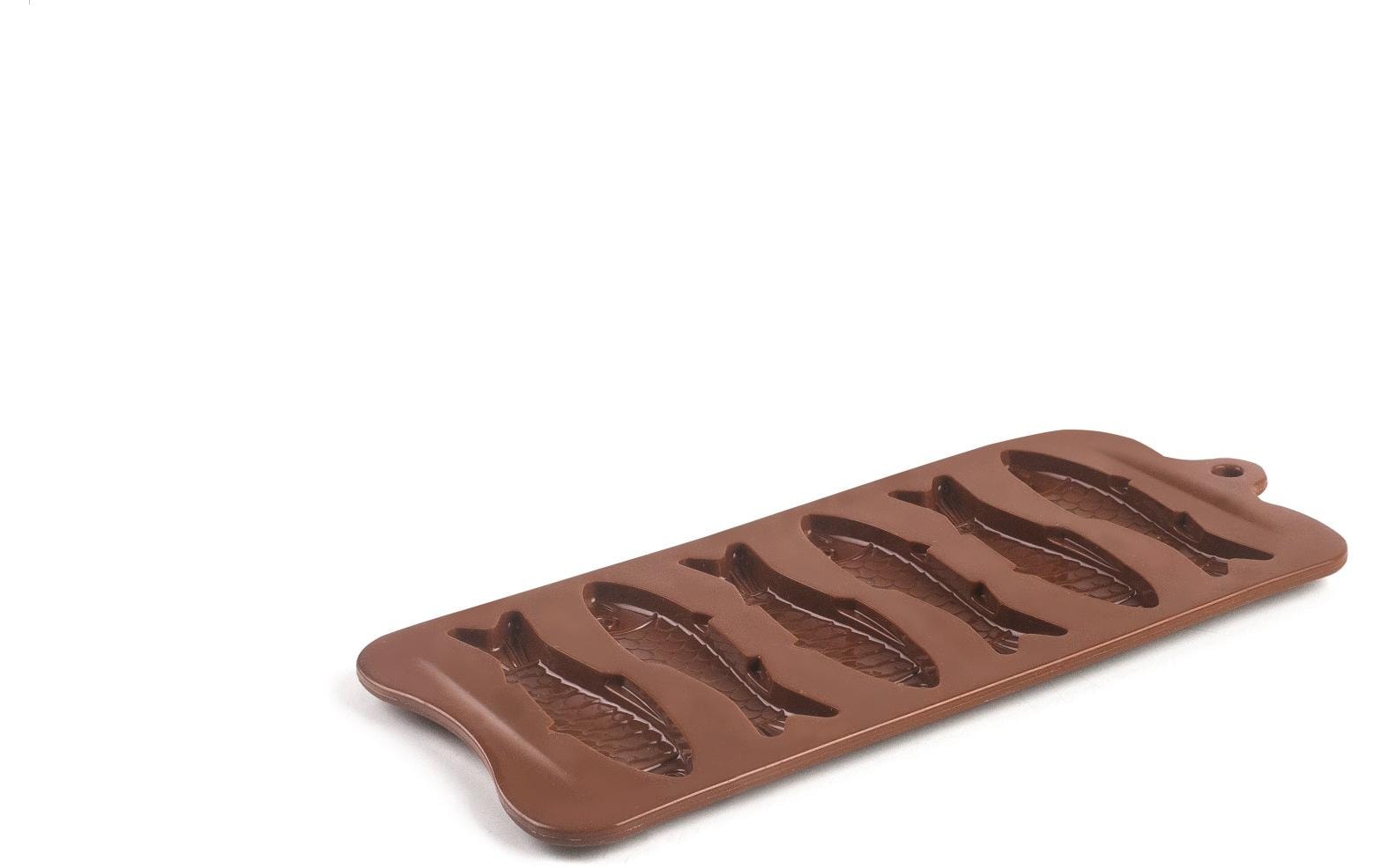 Pralinenform Fischmotiv 22.5 x 10.5 cmForm für Schokoladenpralinen in Fischform