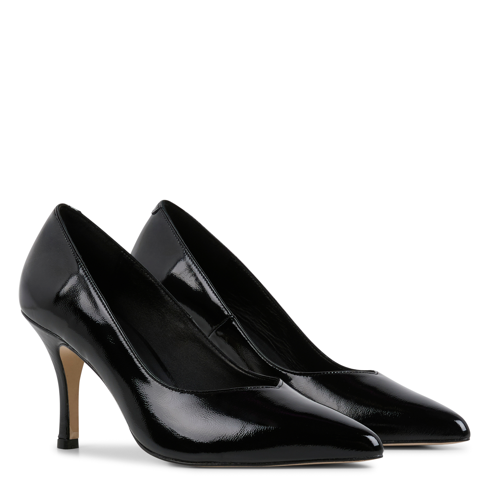 DARA - Escarpins en cuir vernis | Noir