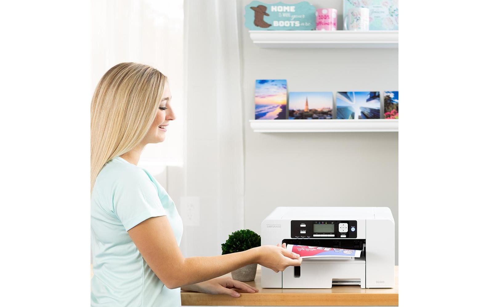 Sublimationsdrucker Starterset Sublijet UHD 31 ml<br>SG500 Drucker Sublijet A4 inkl. UHD Tinten, ohne Papier
