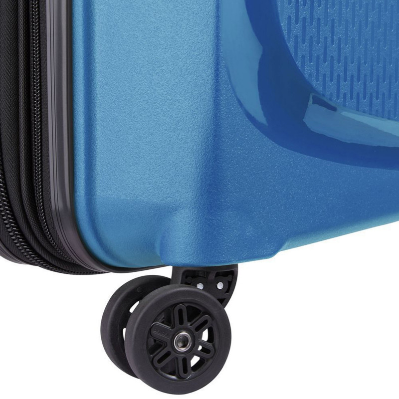 Valise cabine rigide Slim Belmont Plus 55 cm Bleu