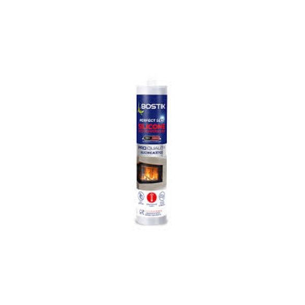 Bostik Silicone Acético Alta Temperatura Preto 300ml
