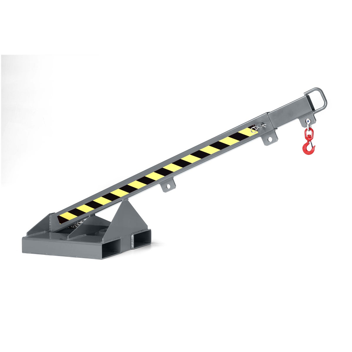 RR Industrietechnik telescopische kraanarm type RLH-T1 tot 1000 kg hefvermogen RAL 7005 muisgrijs