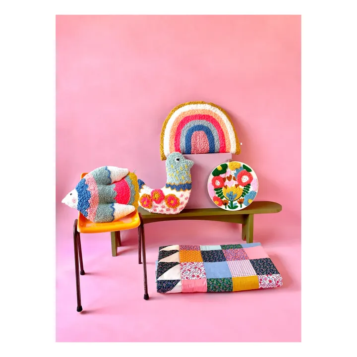 Chaumière Oiseau Coussin Pipo