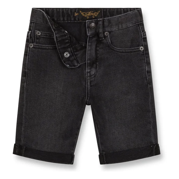 Finger in the nose Short Edmond Uni | Denim gris