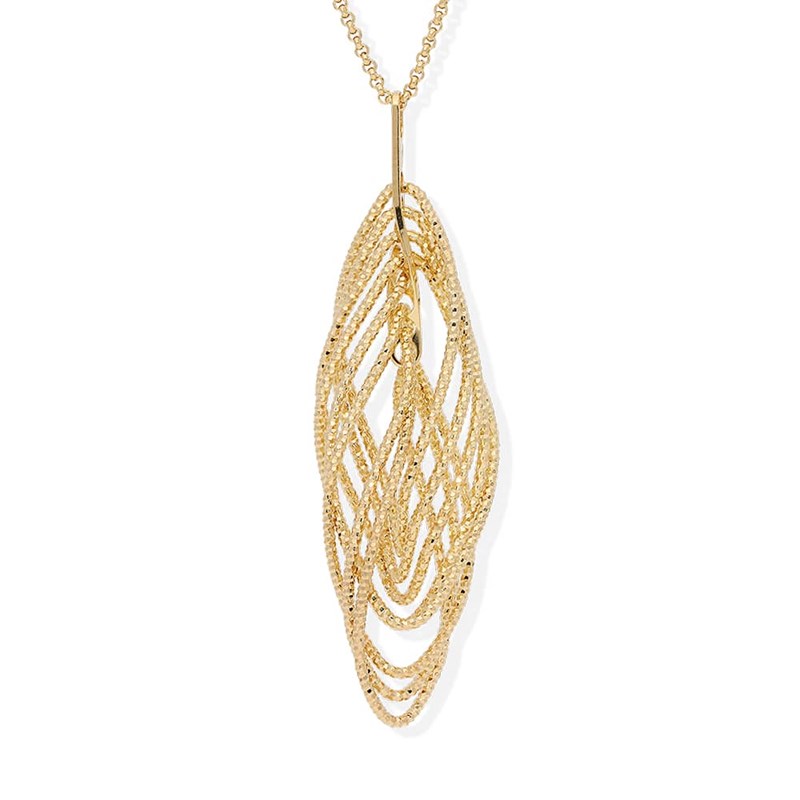 Collier Argent Doré Diamanté Allégro