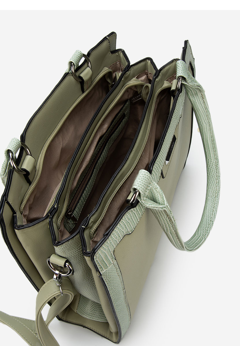 Sac à main vert Silvia Rosa 8174