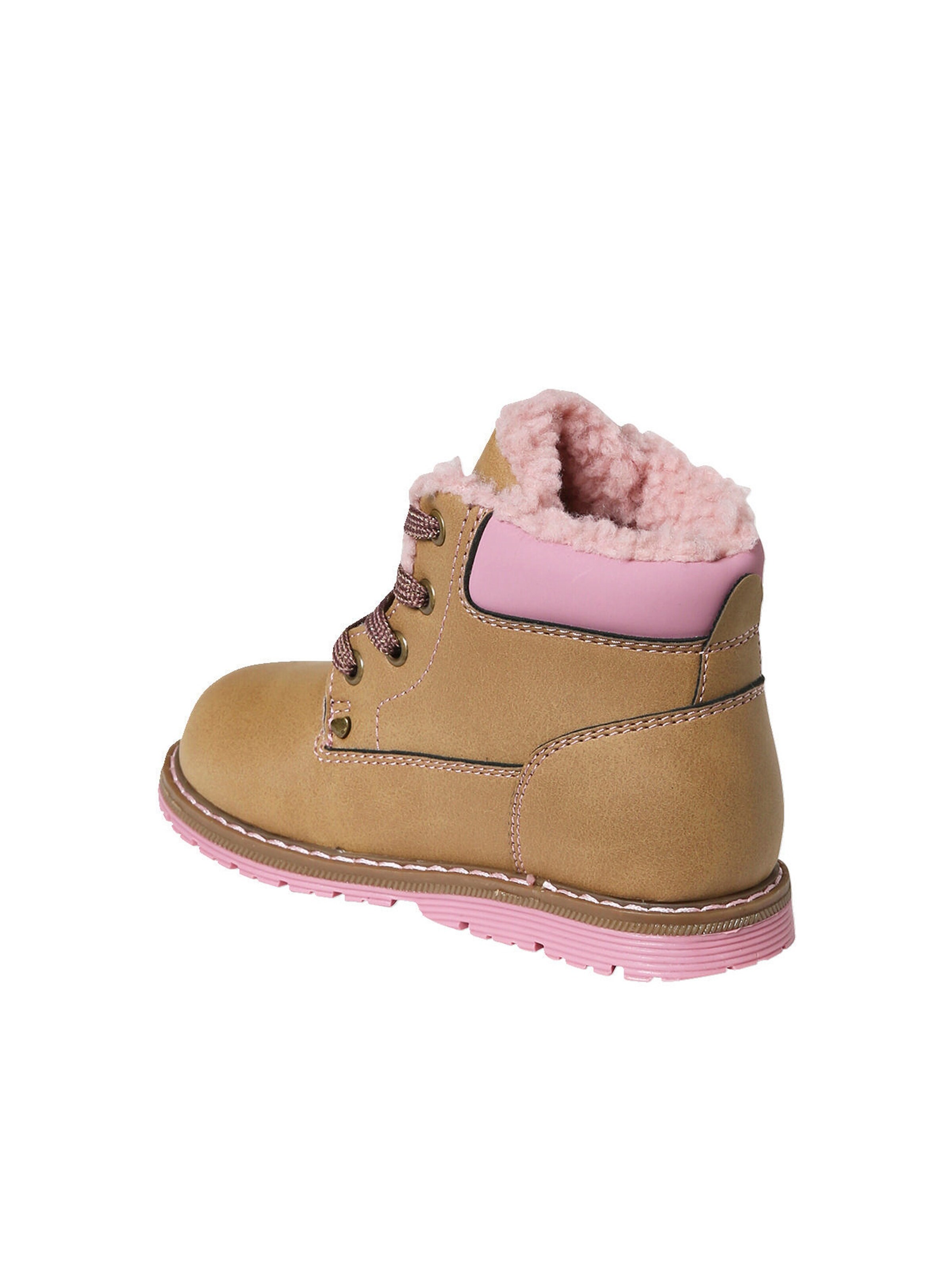 Vertbaudet Warme Mädchen Boots mit Anziehtrick camel