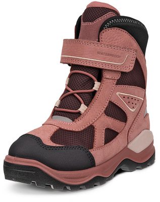 Ecco Snow Mountain GTX Vintersko, Black/Petal/Fig