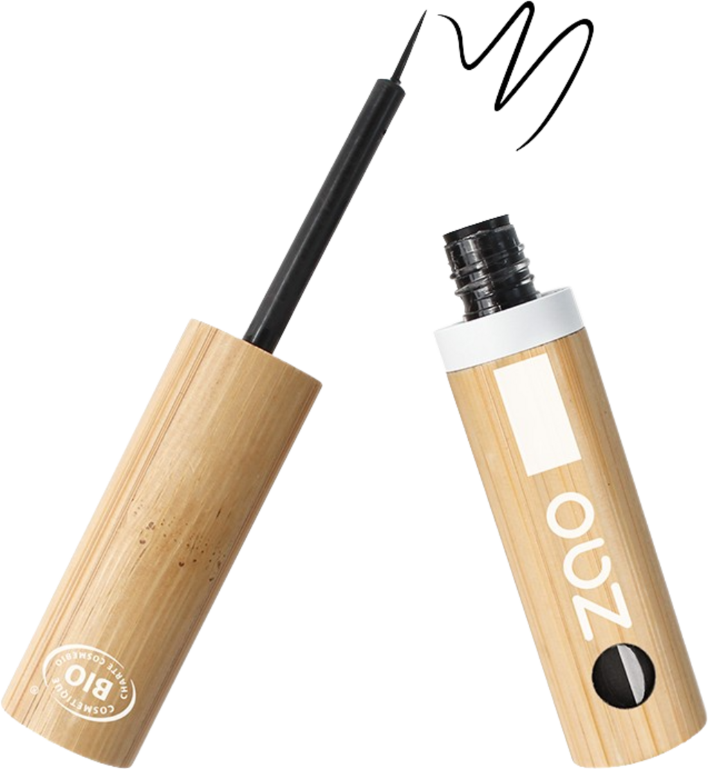 ZAO  Eyeliner Brush, 070 Black Intense (4,50 g)