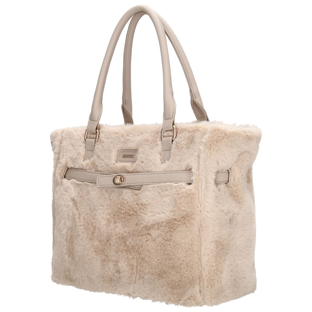 Charm London Alaska Shopper/ Handtas Crème