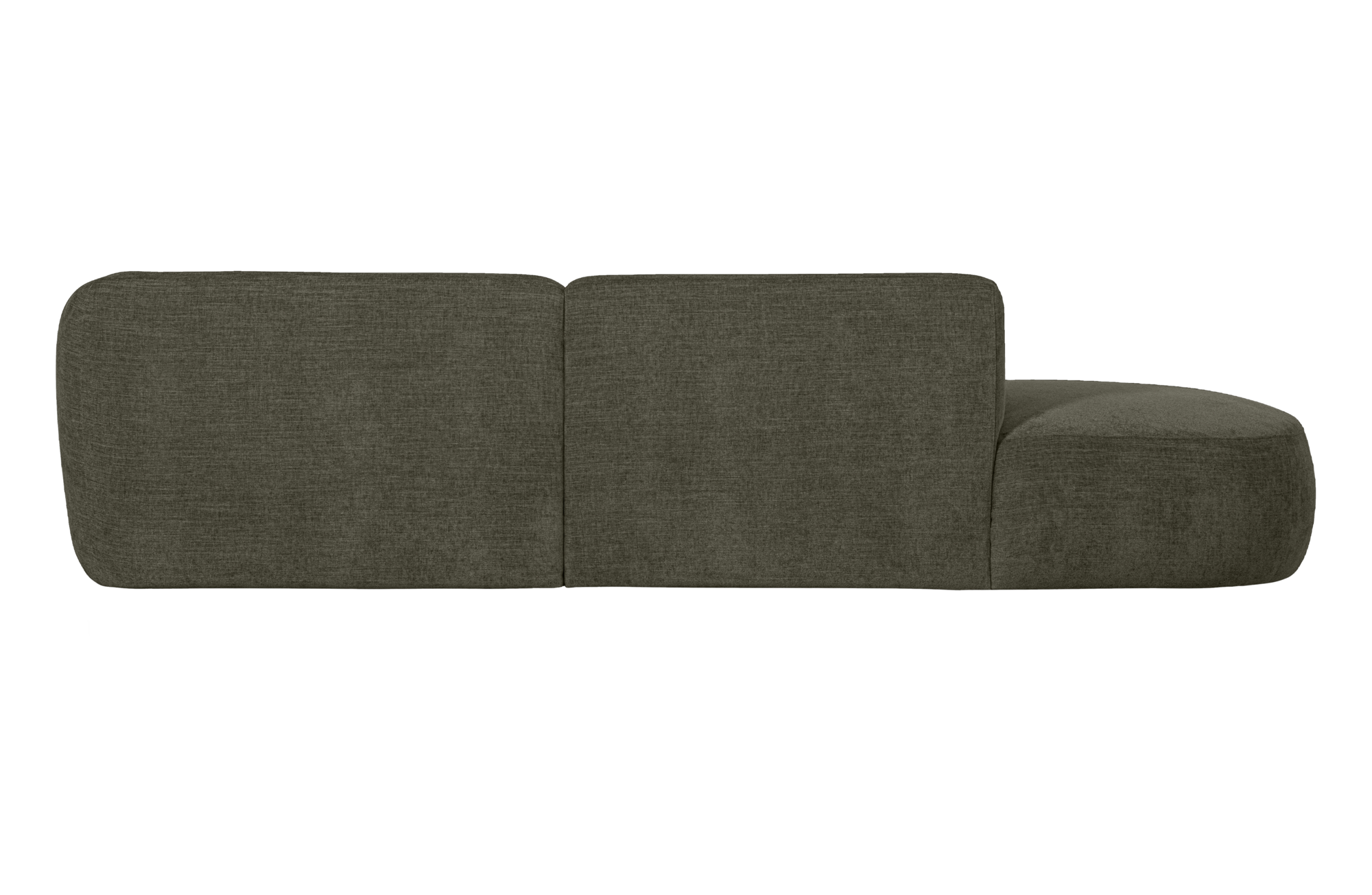 WOOOD Exclusive chaise longue Polly rechts Polly chaise longue rechts - Warm Groen