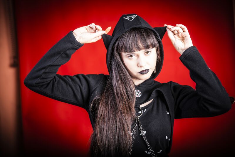 Gothicana X Emily the Strange - Sweat à capuche 2-en-1 | Gothicana by EMP Sweat-shirt à capuche