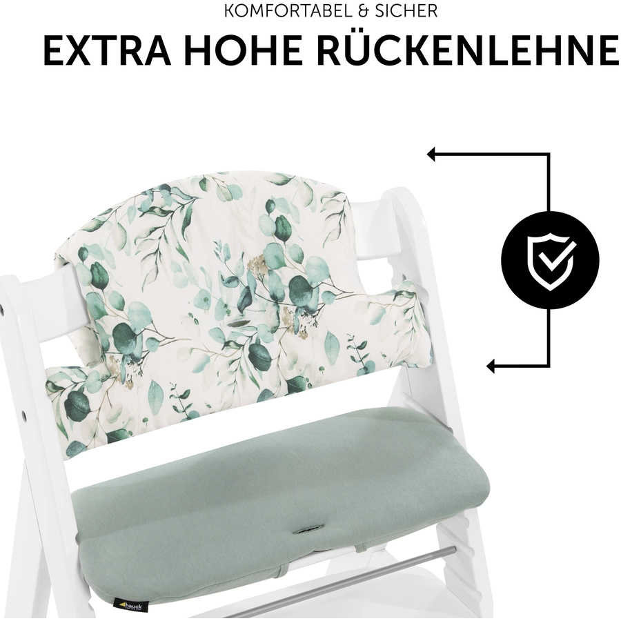 hauck Hochstuhlauflage Select Jersey Leaves Mint