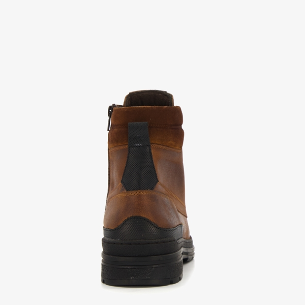 Van Beers leren heren veterboots bruin