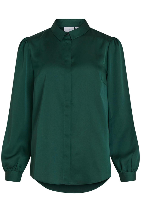 Vila groene dames blouse