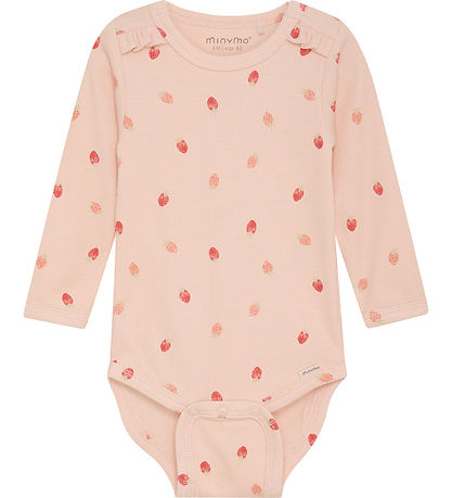 Minymo Body l/æ - AOP - Rib - Spanish Villa