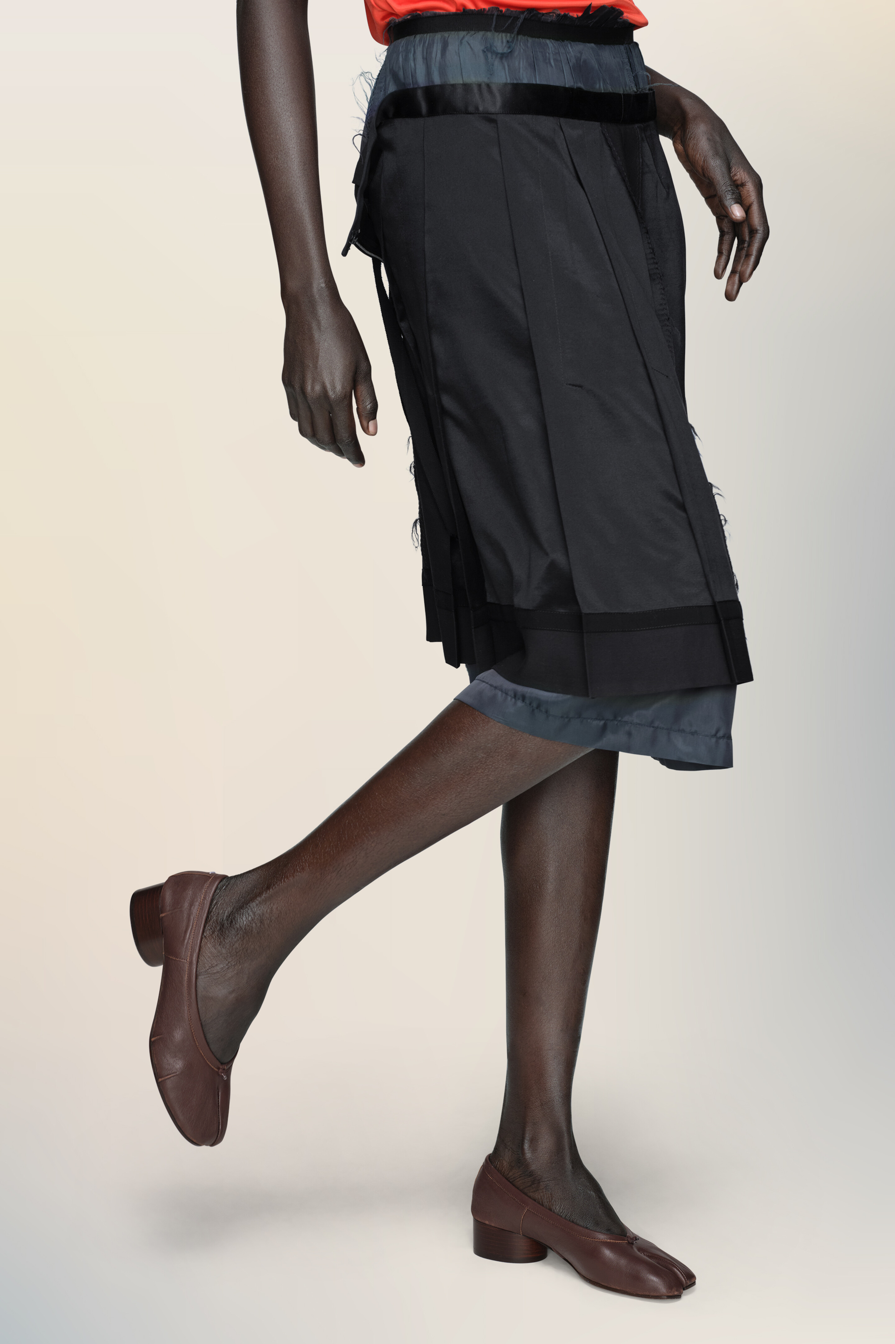 Nouvelles ballerines Tabi marron - femme Marron
