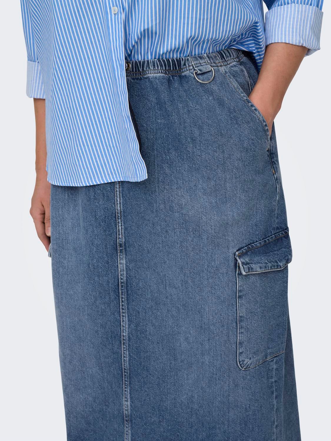 CARSTELLA Jeansrock Medium Blue Denim