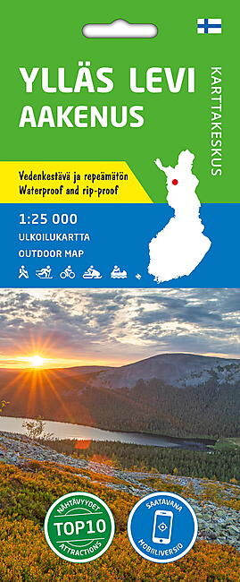 KARTTAKESKUS - YLLAS LEVI AAKENUS 1 25 000