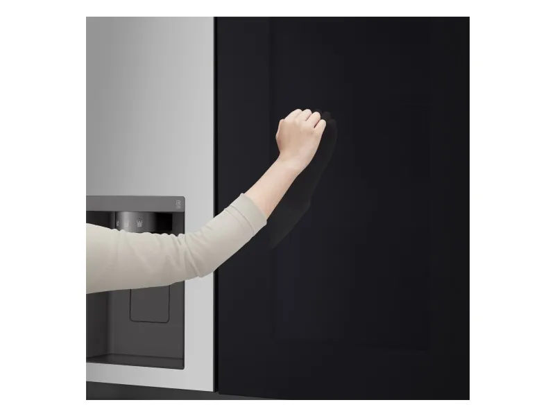 LG InstaView GSGV81PYLL, Fritstående, Amerikansk dør, Sølv, 2 dør(e), Prime Silver, Berøring