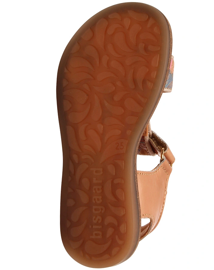 Sandalen ALMA O in nougat patent