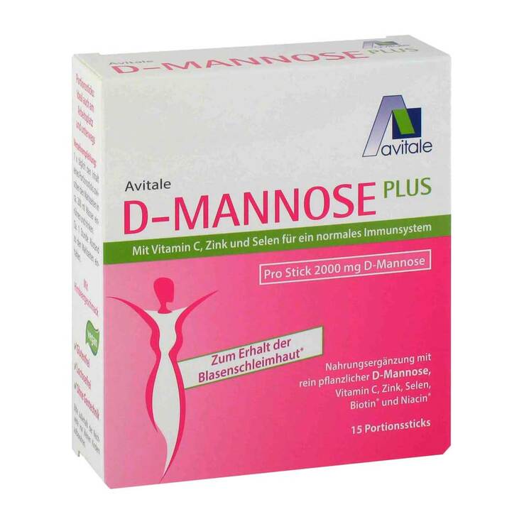D-Mannose Plus 2000 mg Sticks, 15X2.47 g