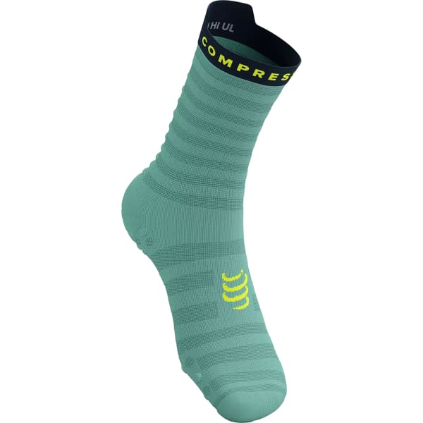 Chaussette running COMPRESSPORT PRO RACING SOCKS V4.0 ULTRALIGHT RUN HIGH EGGSHELL BLUE/DRESS