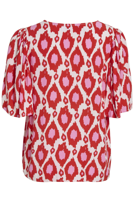 Vila rode dames blouse
