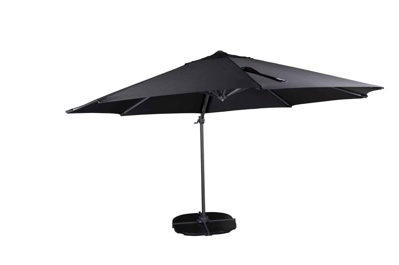 FjÃ´rd - Parasol Zwart 3,5m - Leeds