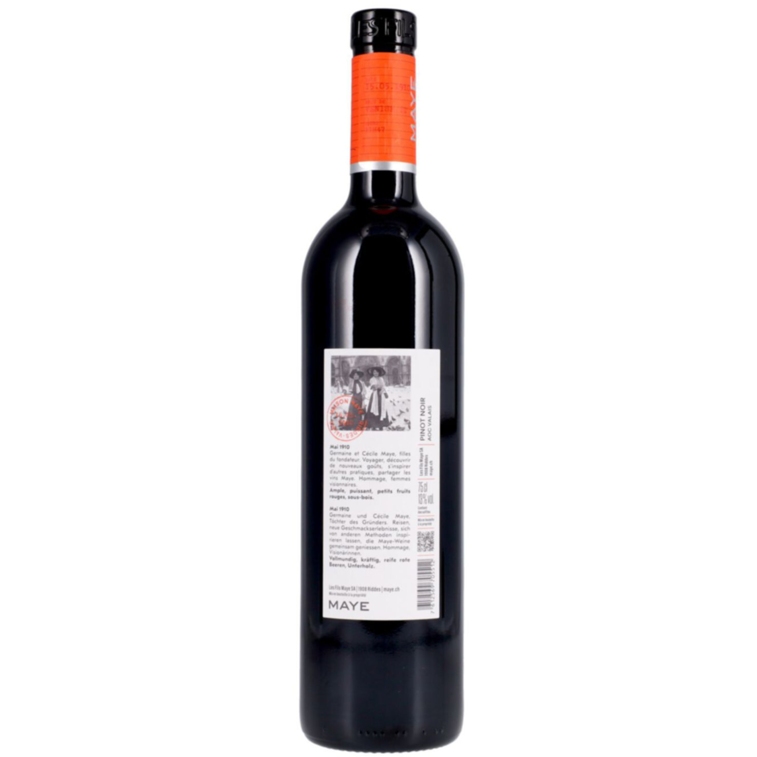 Valais AOC Pinot Noir Telegram Maye -75cl