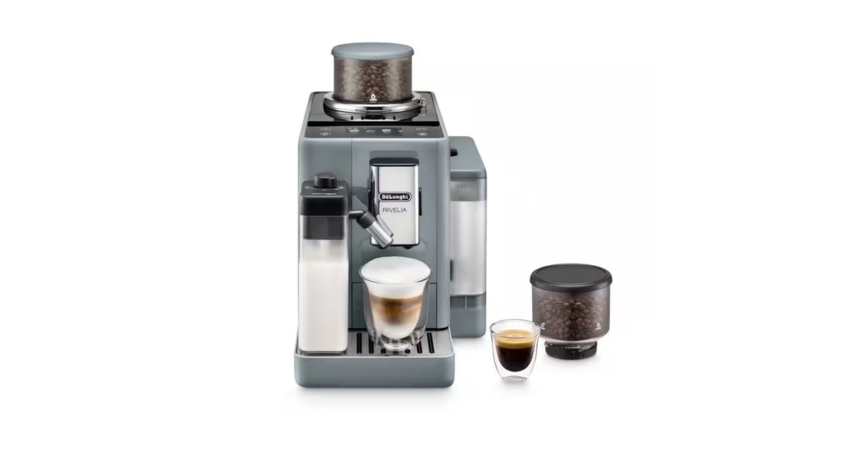 DeLonghiRivelia EXAM440.55.G koffieapparaat  (Grijs)