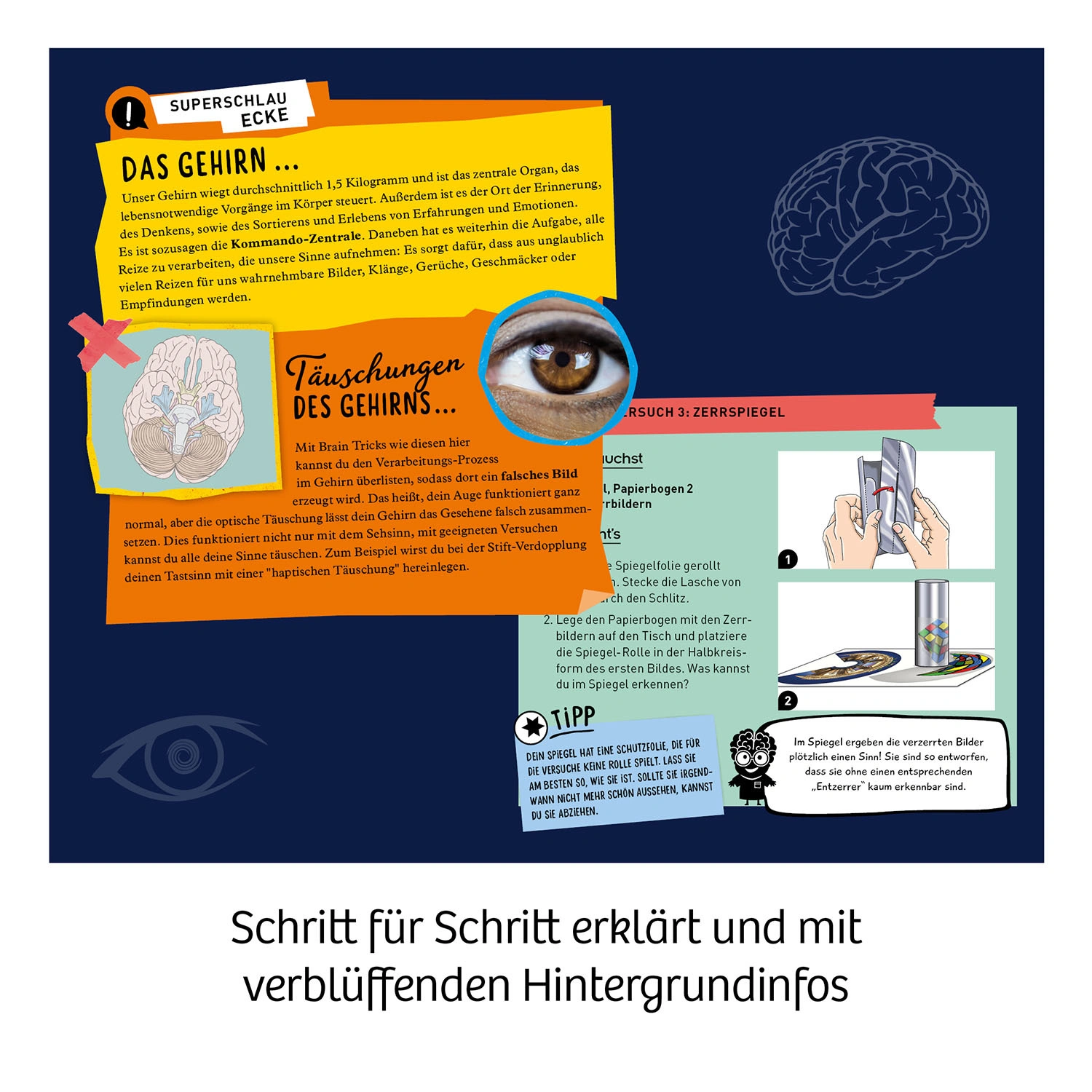 Experimentierkasten FUN SCIENCE BRAIN TRICKS
