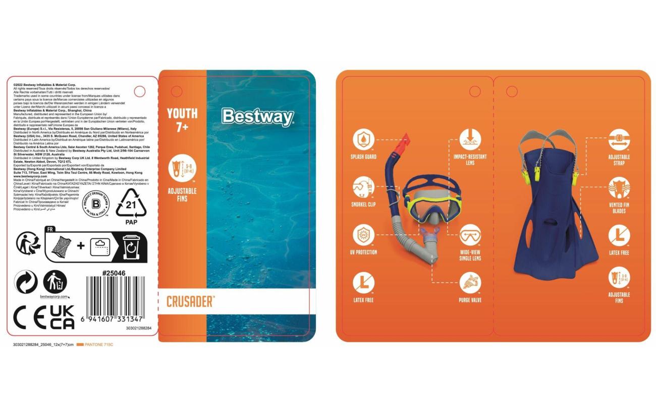 Bestway Crusader Snorkel Set