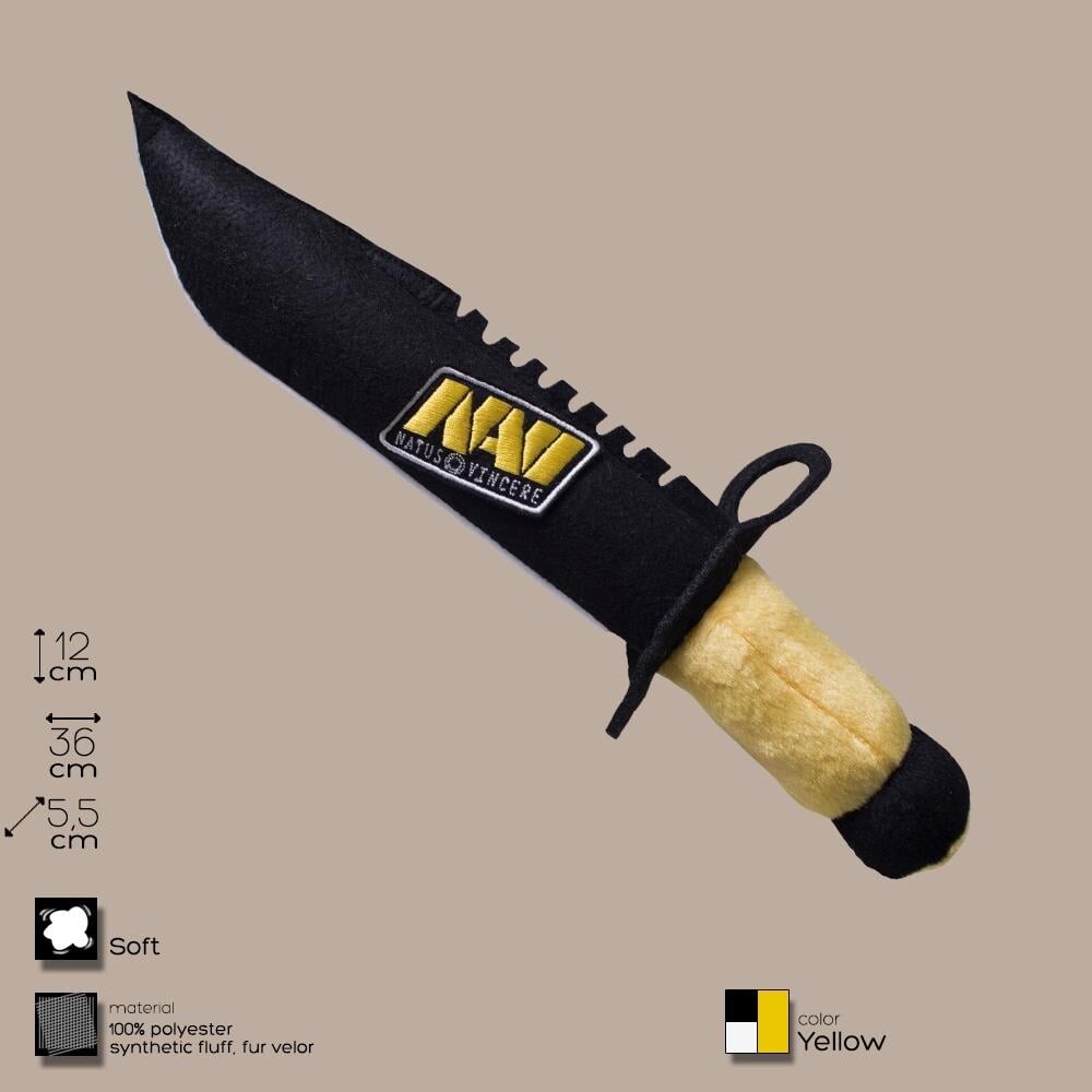 Cs Go - Knife - Navi - Legetøjsvåben I Polyester