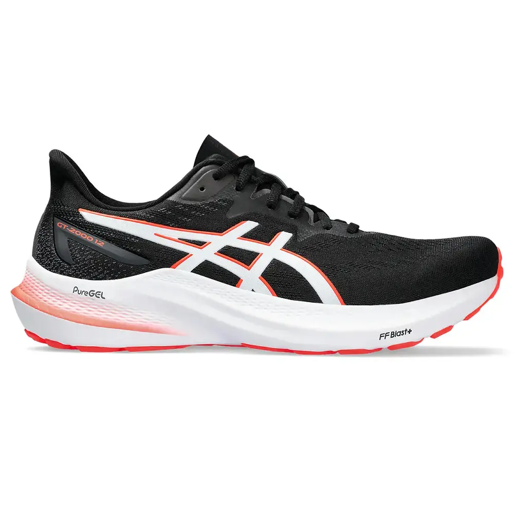 ASICS GT-2000 12 Hardloopschoenen Zwart/Oranje Heren