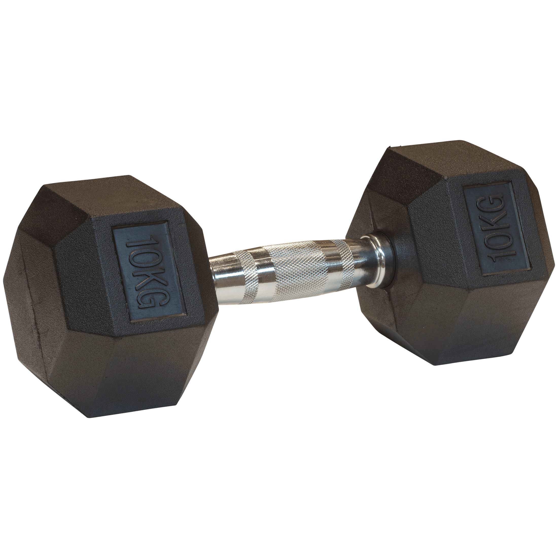 Ox Hex rubber dumbbell 10kg - Vekter