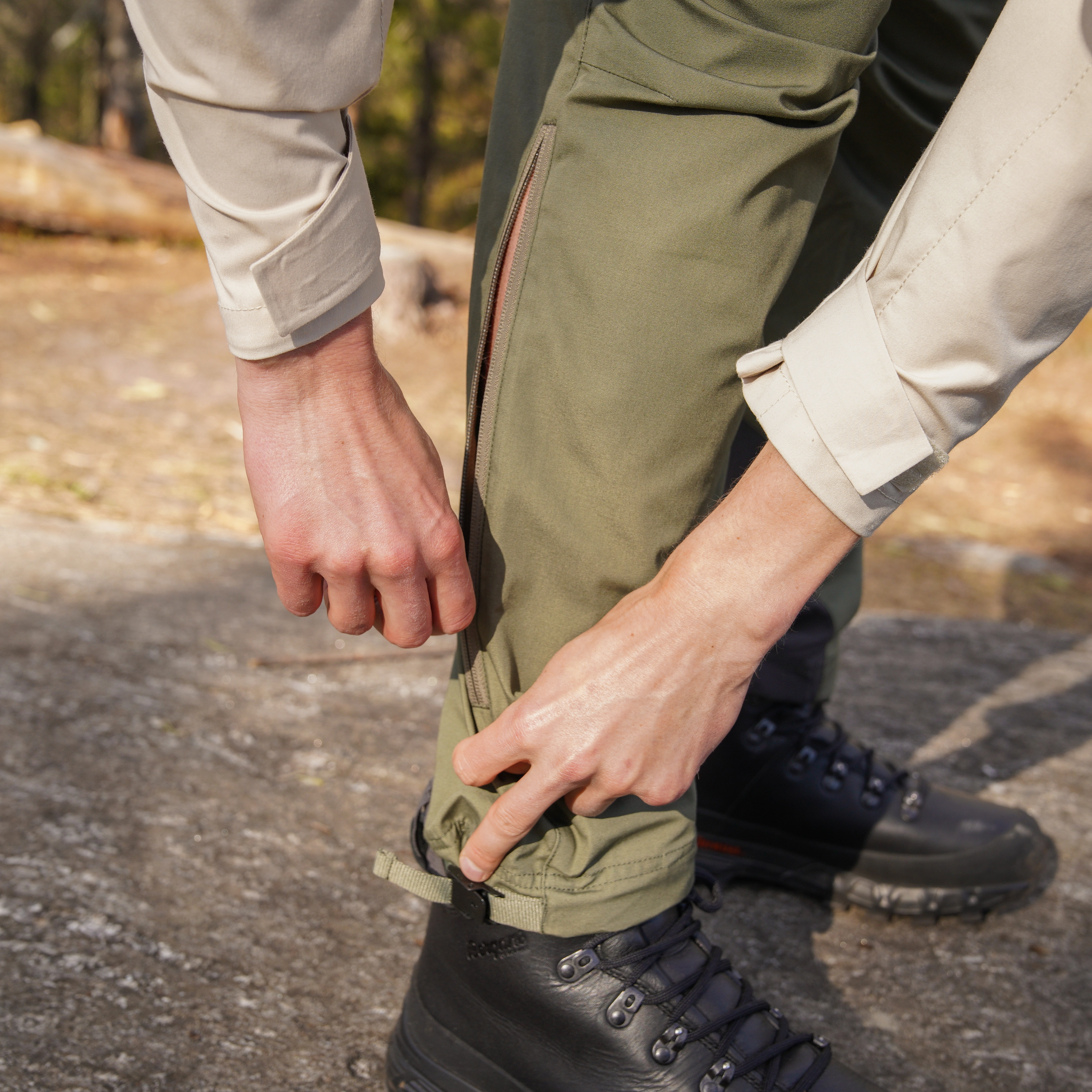 Nordmarka Favor Outdoor Pants Men Green Mud / Olive Green